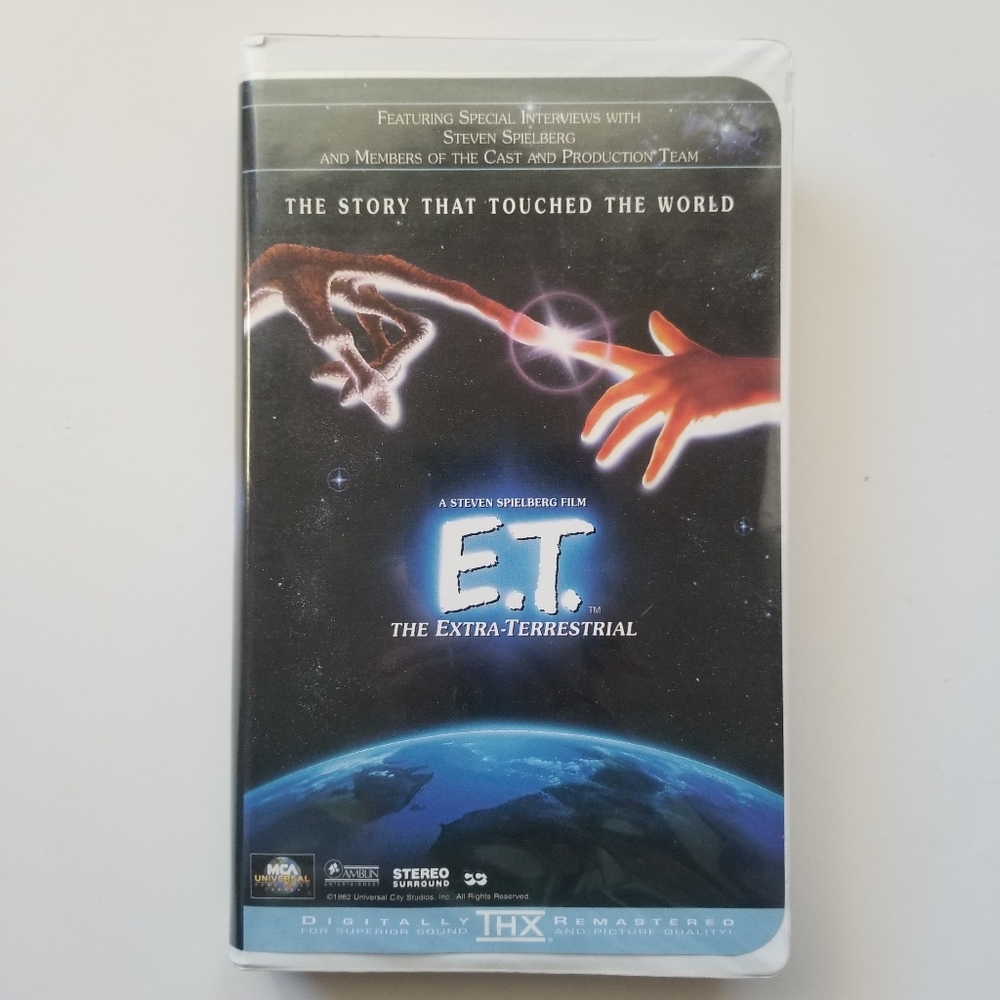 E.T. The Extra-Terrestrial Vintage 90's VHS Tape